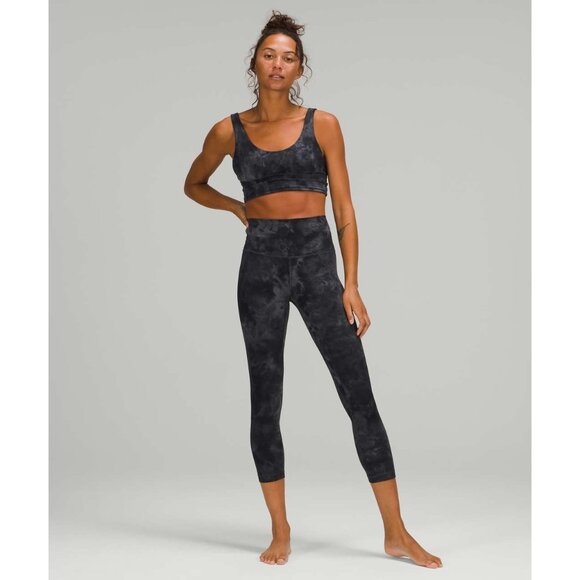 Lululemon Align High-Rise Leggings Diamond Dye Pitch Grey Graphite Womens Sz 18 - Picture 1 of 10